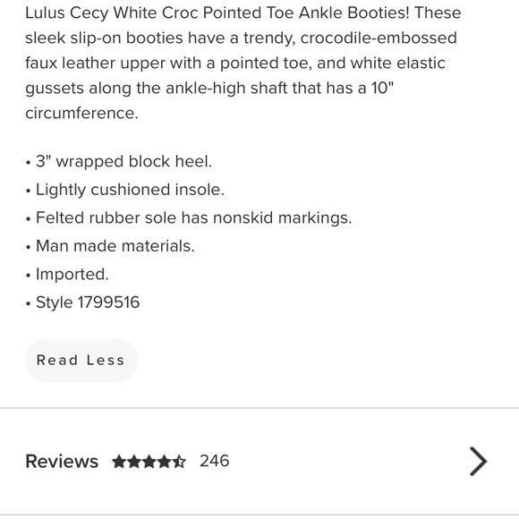 Lulus white ankle boots - Picture 2 of 5